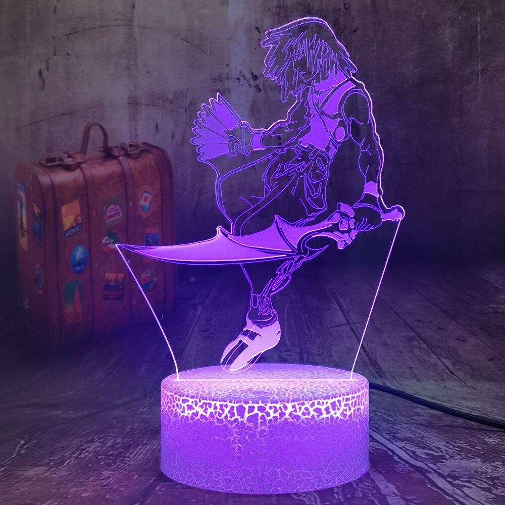 Anime DN Death Note L Lawliet Figure 3D Led Night Light for Child Room Bedside Decor Cool USB Touch Remote Table Lampara Kids Toys Anime DN Death Note L Lawliet Figure 3D Led Night Light for Child Room Bedside Decor Cool USB Touch Remote Table Lampara Kids Toys