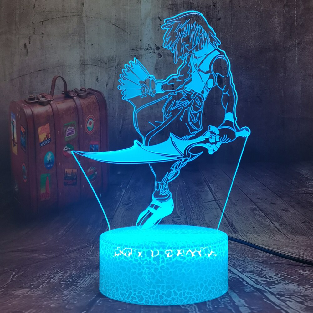 Anime DN Death Note L Lawliet Figure 3D Led Night Light for Child Room Bedside Decor Cool USB Touch Remote Table Lampara Kids Toys Anime DN Death Note L Lawliet Figure 3D Led Night Light for Child Room Bedside Decor Cool USB Touch Remote Table Lampara Kids Toys