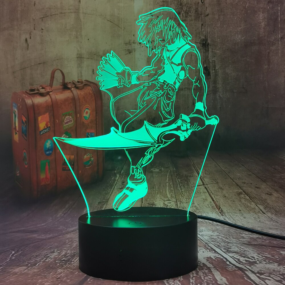 Anime DN Death Note L Lawliet Figure 3D Led Night Light for Child Room Bedside Decor Cool USB Touch Remote Table Lampara Kids Toys Anime DN Death Note L Lawliet Figure 3D Led Night Light for Child Room Bedside Decor Cool USB Touch Remote Table Lampara Kids Toys
