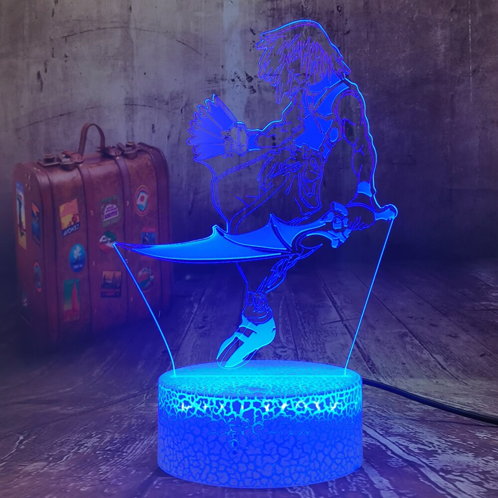 Anime DN Death Note L Lawliet Figure 3D Led Night Light for Child Room Bedside Decor Cool USB Touch Remote Table Lampara Kids Toys Anime DN Death Note L Lawliet Figure 3D Led Night Light for Child Room Bedside Decor Cool USB Touch Remote Table Lampara Kids Toys