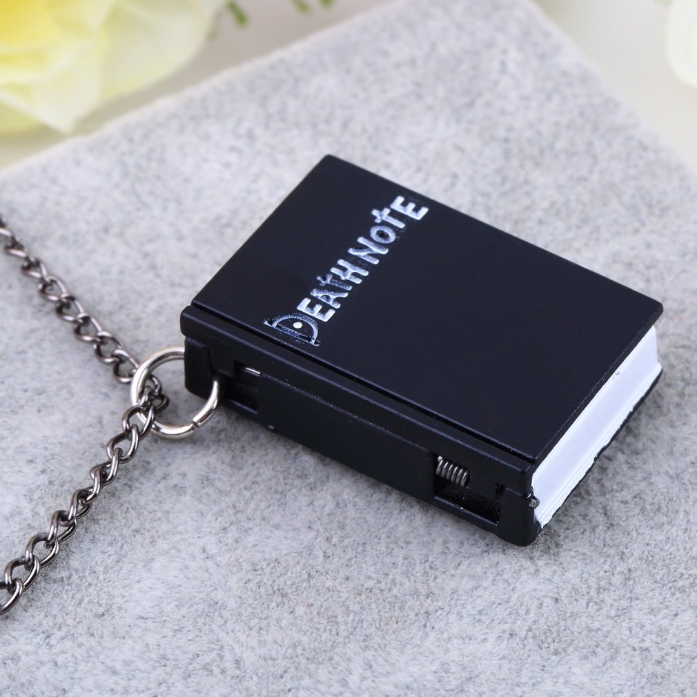 HOT 1pc Worldiwde Vintage Unique Anime DN Death Note Book Quartz Pocket Watch Pendant Necklace Gift Popular Relogio De Bolso For Gift