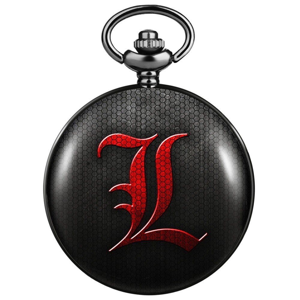 Vintage Japanese Theme Quartz Pocket Watch Anime DN Death Note Printing Antique Black Flip Pocket Watch Watch Gift Boys And Girls Vintage Japanese Theme Quartz Pocket Watch Anime DN Death Note Printing Antique Black Flip Pocket Watch Watch Gift Boys And Girls