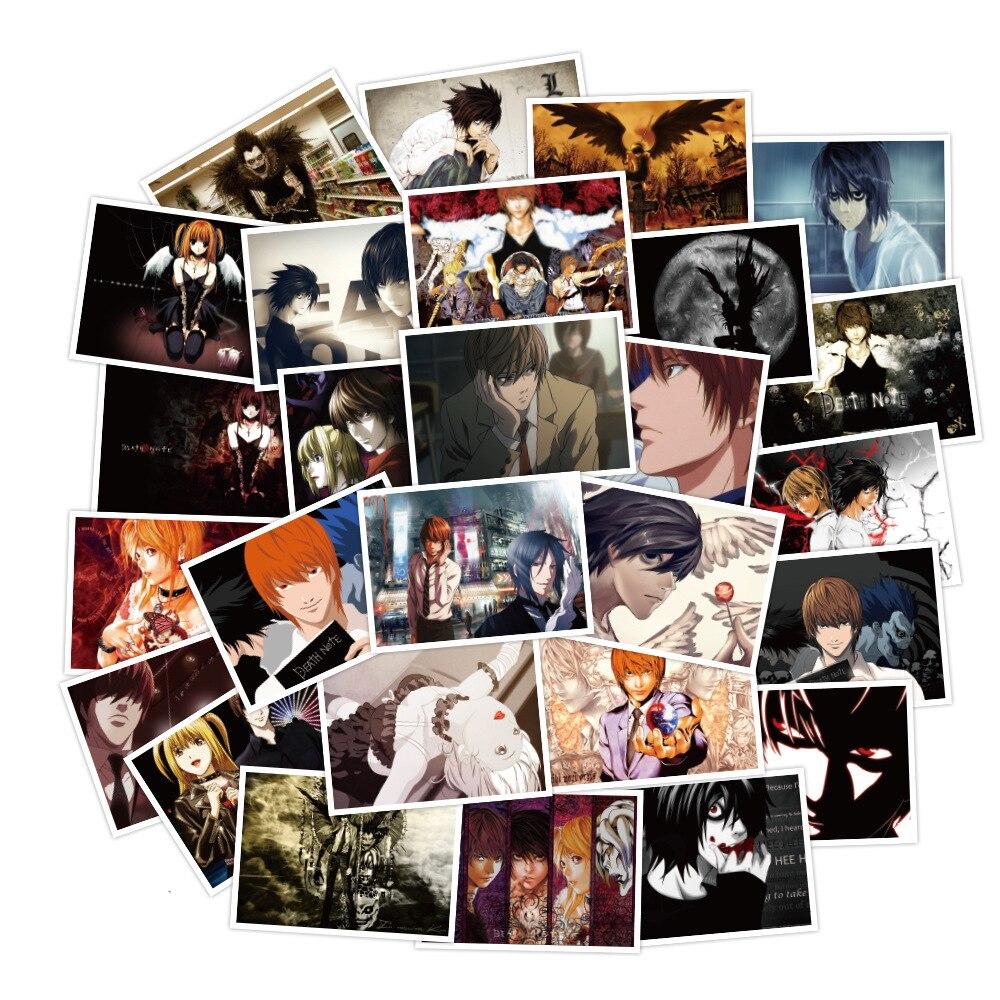 30Pcs Stickers Anime DN Death Note Stickers Graffiti Stickers Anime DN Death Note Action Stickers Stickers for Laptop Stickers Laptop
