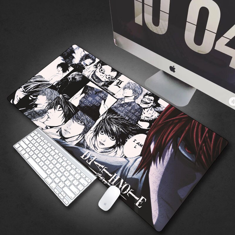 Anime DN Death Note Mouse Pad Gaming Mouse Pad Big Keyboard Mouse Pad Notebook Gamer Accessories High Quality Rubber Pad