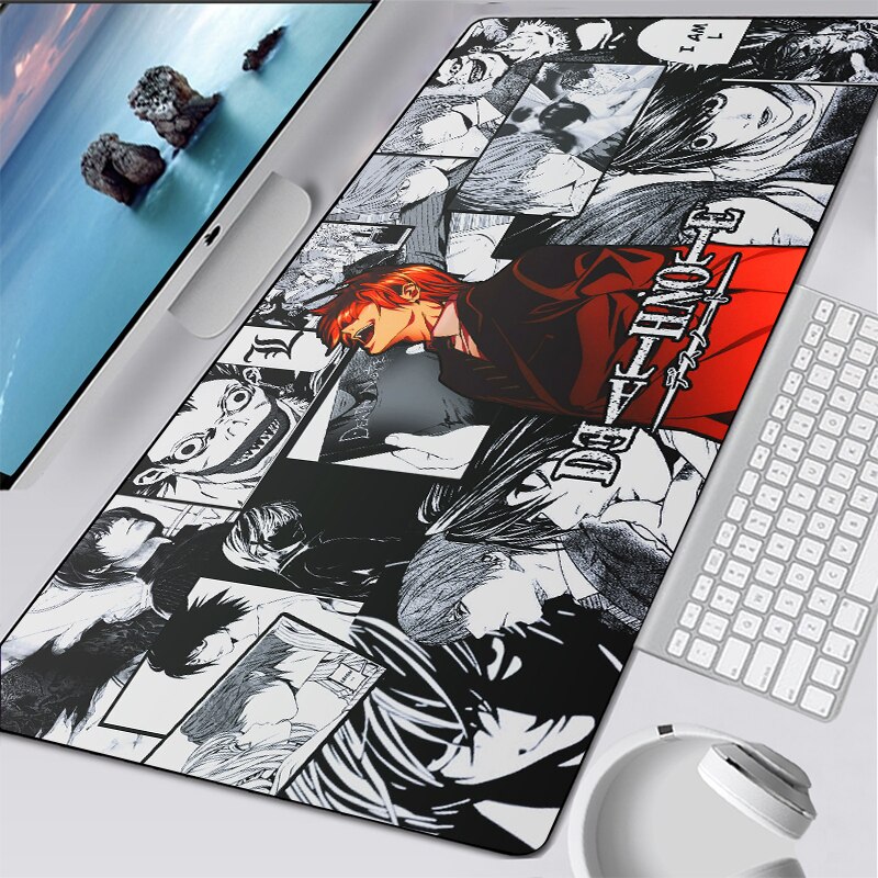 ANIME Anime DN Death Note Mats Kira Gaming Mouse Pad Carpet Big Keyboard Mousepad Notebook Gamer Mat laptop mouse pad gift