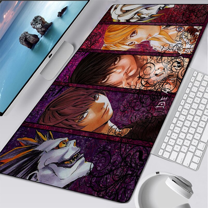 ANIME Anime DN Death Note Mats Kira Gaming Mouse Pad Carpet Big Keyboard Mousepad Notebook Gamer Mat laptop mouse pad gift