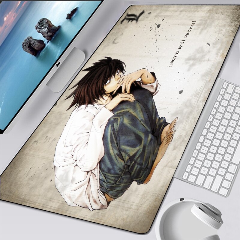 Anime DN Death Note Gaming Mouse Pad Carpet Computer Mousepad Mouse Pad Large Mousepad Desk Keyboard Mice Mat Manga holiday Gift