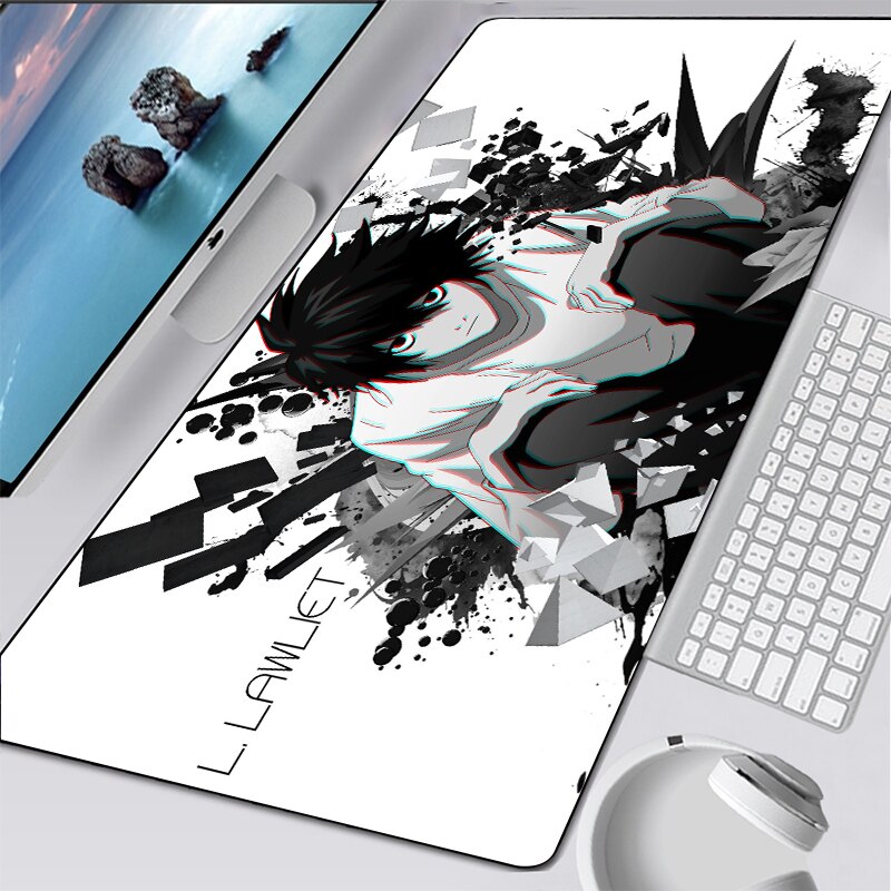 Anime DN Death Note Gaming Mouse Pad Carpet Computer Mousepad Mouse Pad Large Mousepad Desk Keyboard Mice Mat Manga holiday Gift