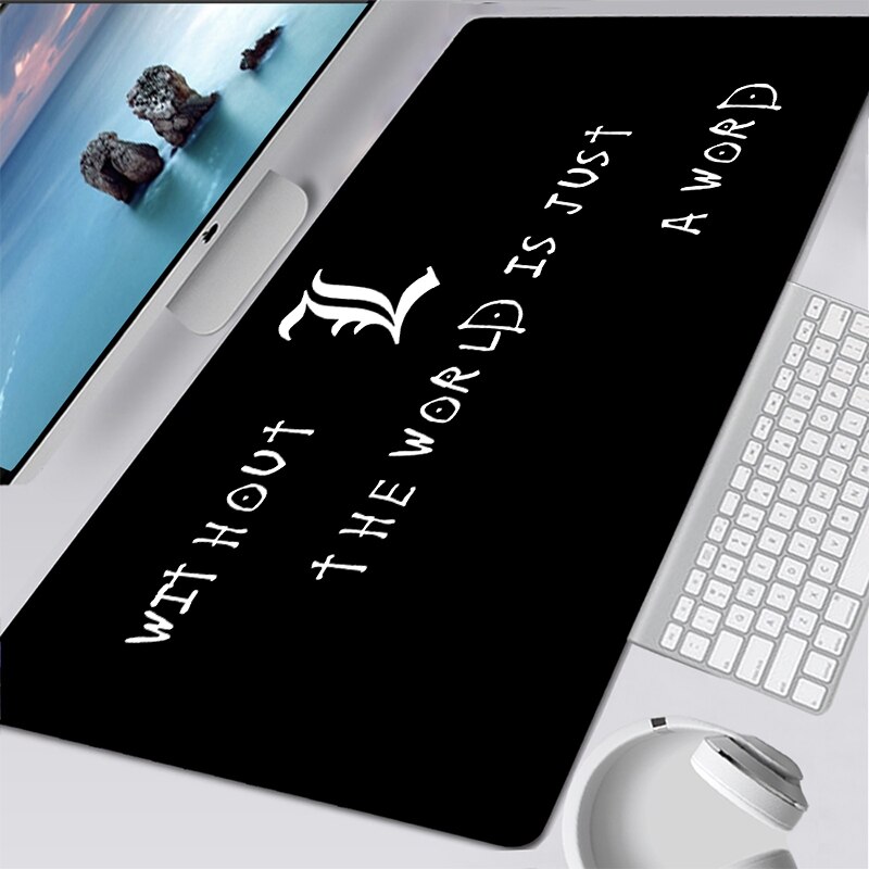 Anime DN Death Note Gaming Mouse Pad Carpet Computer Mousepad Mouse Pad Large Mousepad Desk Keyboard Mice Mat Manga holiday Gift