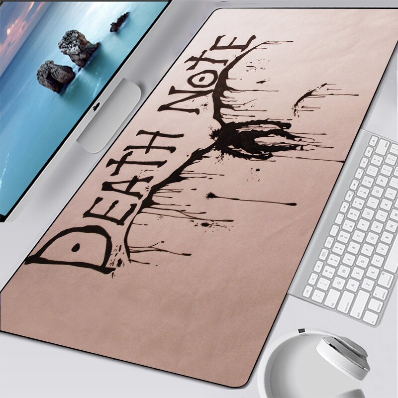 2021 Anime DN Death Note Gaming Mouse Pad Carpet Computer Mousepad Mouse Pad XXL Large Mousepad Desk Keyboard Mice Mat Manga Gift manga