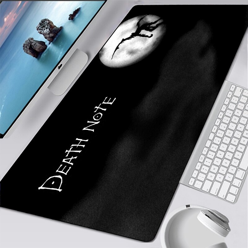 2021 Anime DN Death Note Gaming Mouse Pad Carpet Computer Mousepad Mouse Pad XXL Large Mousepad Desk Keyboard Mice Mat Manga Gift manga