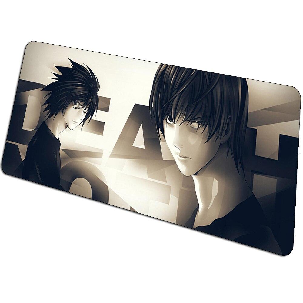 Anime DN Death Note mousepad 90x40cm Light Yagami Computer mouse mat gamer gamepad Mass pattern gaming mousemat desk pad office padmouse