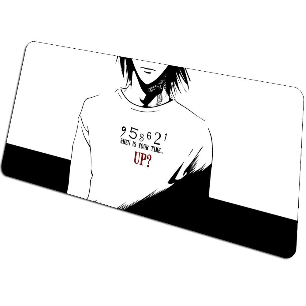 Anime DN Death Note mousepad 90x40cm Light Yagami Computer mouse mat gamer gamepad Mass pattern gaming mousemat desk pad office padmouse