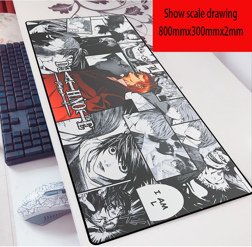 Anime DN Death Note Mats 900x400x2mm Kira Gaming Mouse Pad Big Keyboard Mousepad Notebook Gamer Accessories Padmouse Mat Dropship Anime DN Death Note Mats 900x400x2mm Kira Gaming Mouse Pad Big Keyboard Mousepad Notebook Gamer Accessories Padmouse Mat Dropship