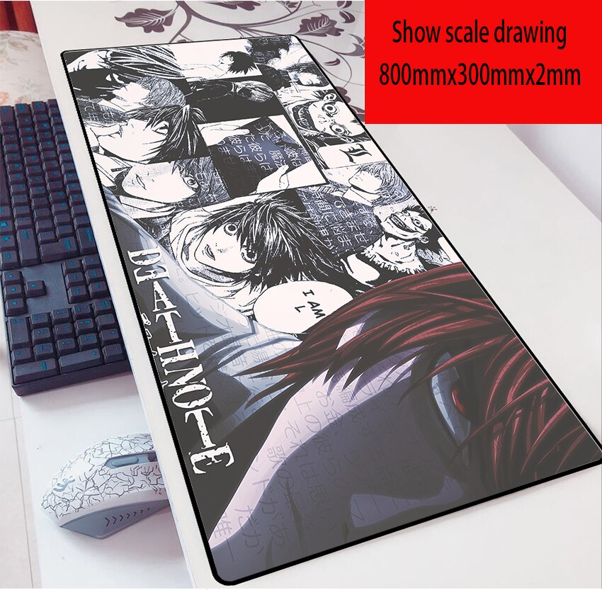 Anime DN Death Note Mats 900x400x2mm Kira Gaming Mouse Pad Big Keyboard Mousepad Notebook Gamer Accessories Padmouse Mat Dropship Anime DN Death Note Mats 900x400x2mm Kira Gaming Mouse Pad Big Keyboard Mousepad Notebook Gamer Accessories Padmouse Mat Dropship