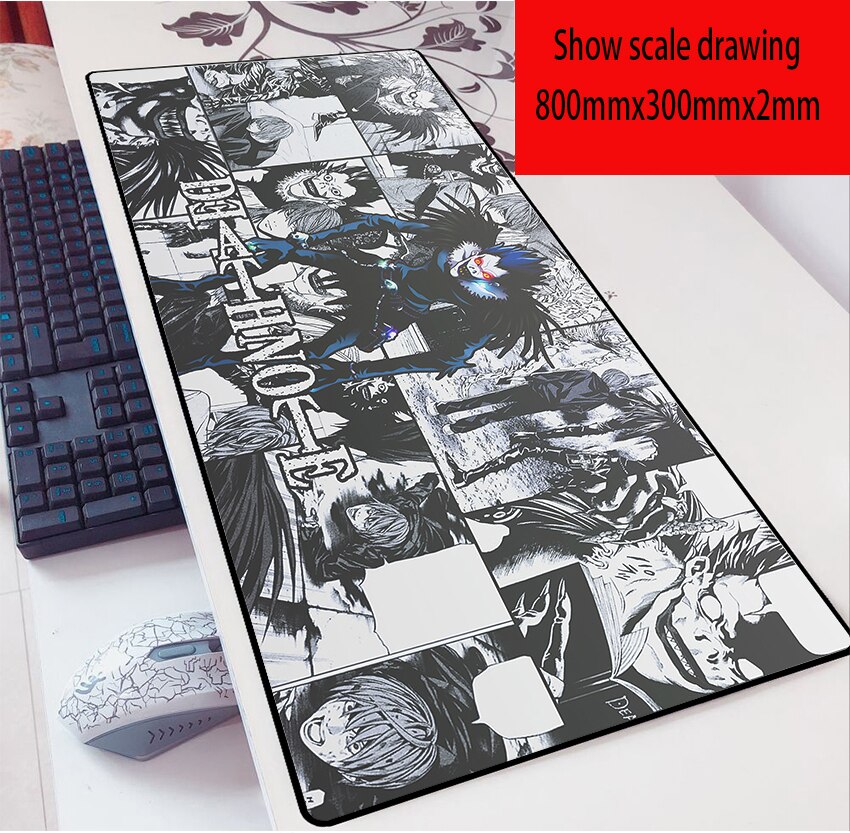 Anime DN Death Note Mats 900x400x2mm Kira Gaming Mouse Pad Big Keyboard Mousepad Notebook Gamer Accessories Padmouse Mat Dropship Anime DN Death Note Mats 900x400x2mm Kira Gaming Mouse Pad Big Keyboard Mousepad Notebook Gamer Accessories Padmouse Mat Dropship