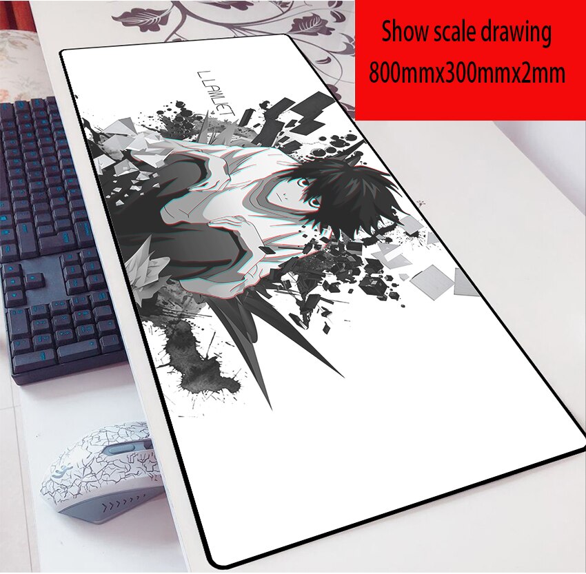 Anime DN Death Note Mats 900x400x2mm Kira Gaming Mouse Pad Big Keyboard Mousepad Notebook Gamer Accessories Padmouse Mat Dropship Anime DN Death Note Mats 900x400x2mm Kira Gaming Mouse Pad Big Keyboard Mousepad Notebook Gamer Accessories Padmouse Mat Dropship
