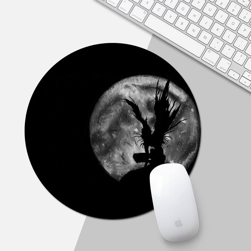 Anime DN Death Note Laptop Gaming Mice Mousepad Game Office Work Round Mouse Mat pad XL Non-slip Laptop Cushion mousepad Anime DN Death Note Laptop Gaming Mice Mousepad Game Office Work Round Mouse Mat pad XL Non-slip Laptop Cushion mousepad
