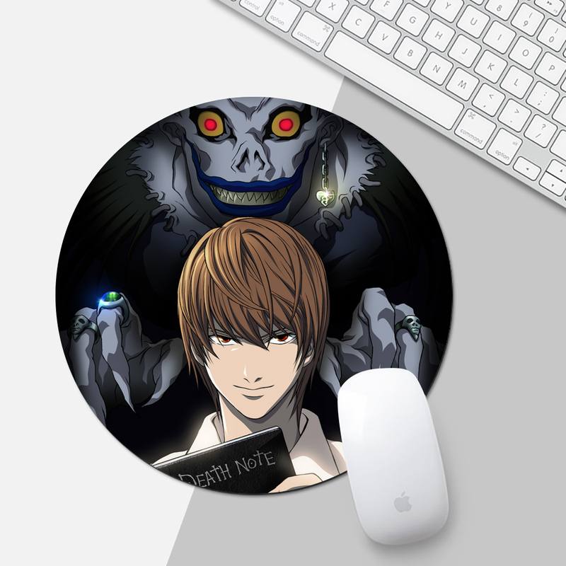 Death Note Laptop Gaming Round Mousepad - Death Note Merchandise ...