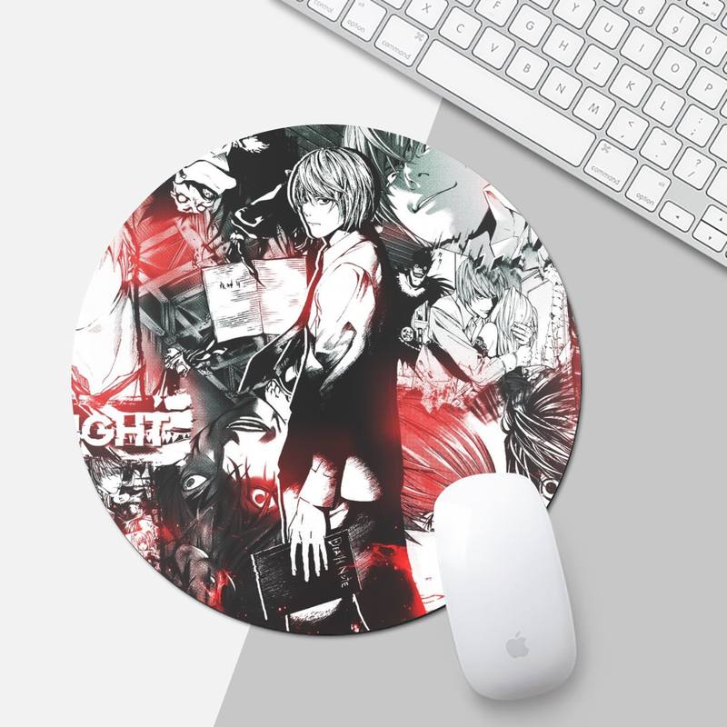 Anime DN Death Note DIY Design Pattern Game mousepad Mouse pad Game Officework Mat Non-slip Laptop Cushion mousepad