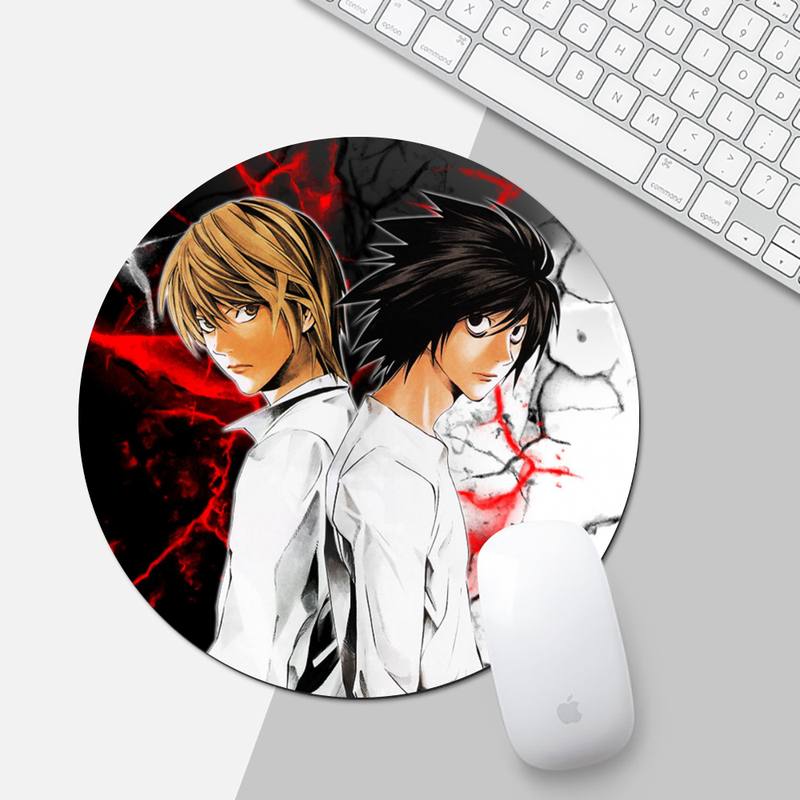 Anime DN Death Note DIY Design Pattern Game mousepad Mouse pad Game Officework Mat Non-slip Laptop Cushion mousepad