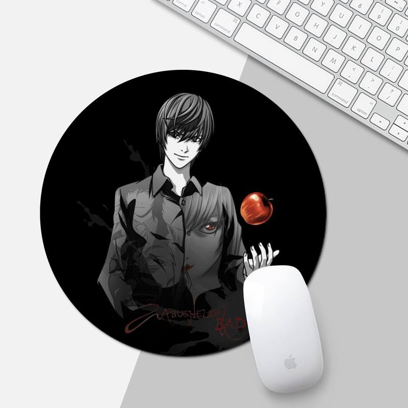 Anime DN Death Note DIY Design Pattern Game mousepad Mouse pad Game Officework Mat Non-slip Laptop Cushion mousepad
