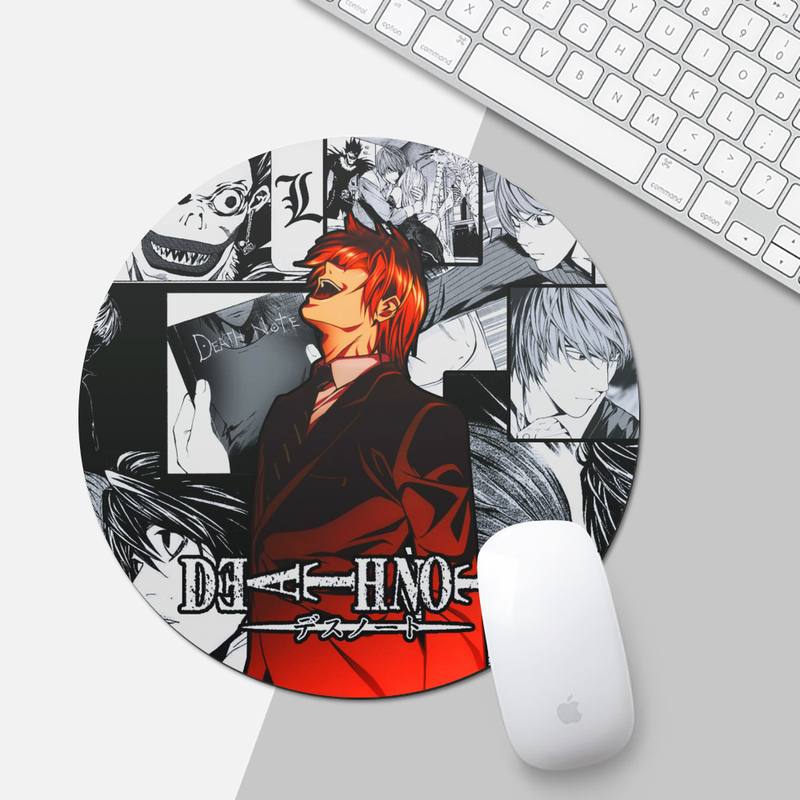 Anime DN Death Note DIY Design Pattern Game mousepad Mouse pad Game Officework Mat Non-slip Laptop Cushion mousepad