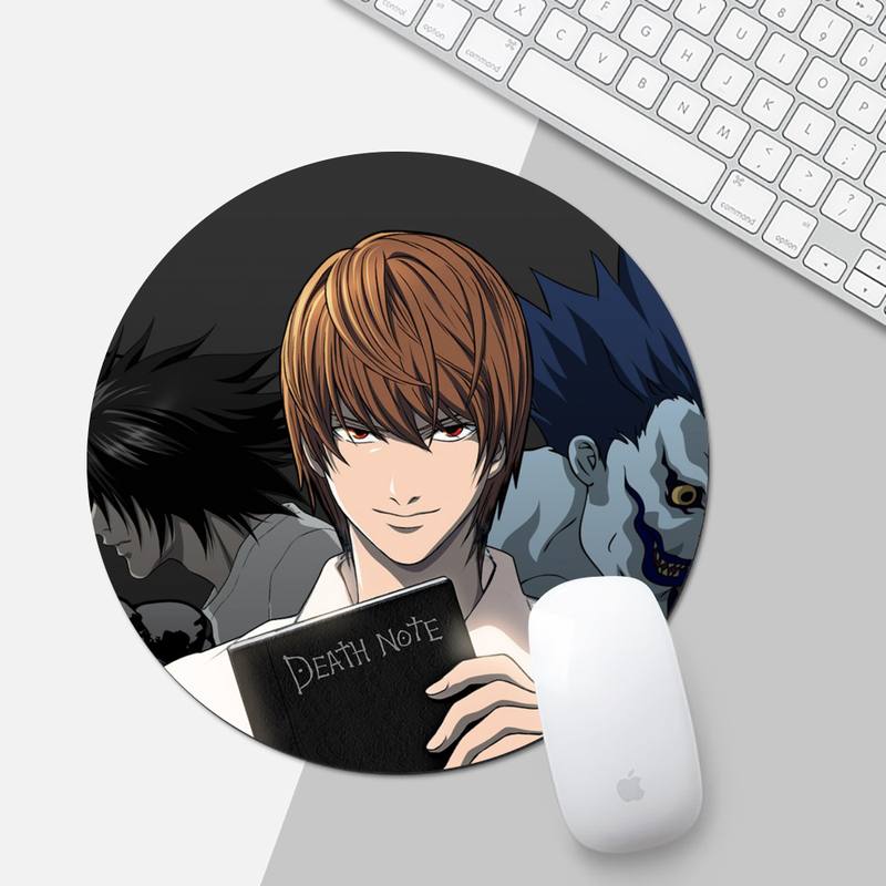 Anime DN Death Note DIY Design Pattern Game mousepad Mouse pad Game Officework Mat Non-slip Laptop Cushion mousepad