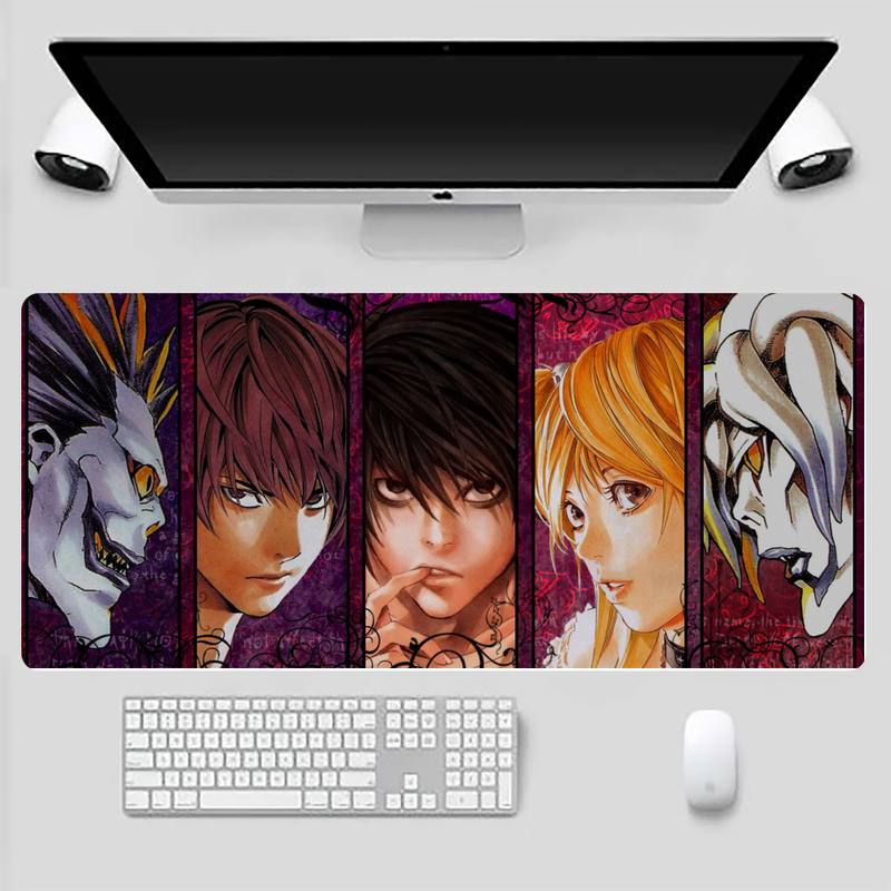 anime death note Silicone Pad to Mouse Game Desk Table Protect Game Office Work Mouse Mat pad X XL Non-slip Laptop Cushion anime death note Silicone Pad to Mouse Game Desk Table Protect Game Office Work Mouse Mat pad X XL Non-slip Laptop Cushion