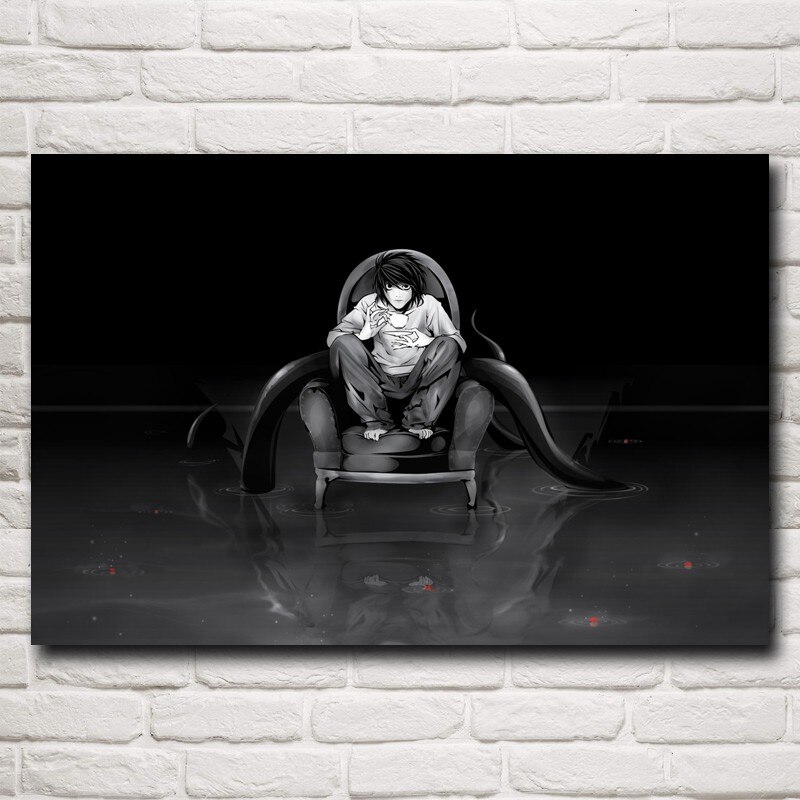 Anime DN Death Note L Silk Poster Anime DN Death Note L Silk Poster
