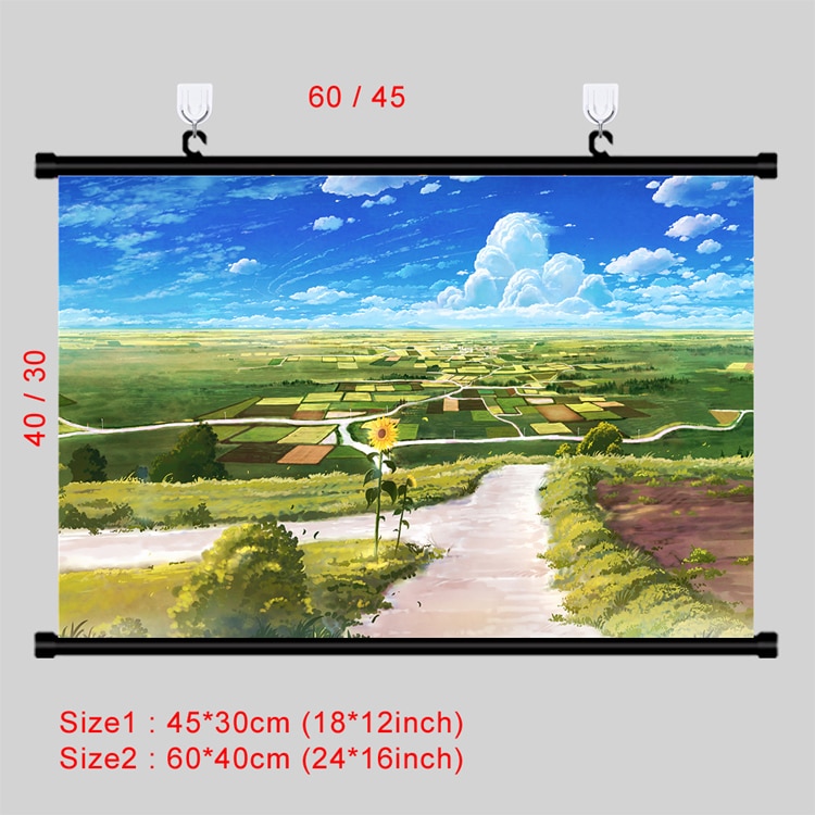 Anime DN Death Note L Kira Home Decor Wall Scroll Poster