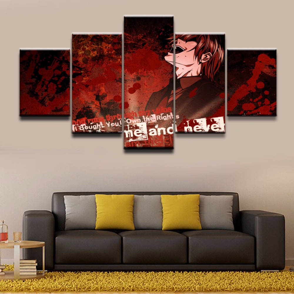 Anime DN Death Note Painting Home Decor Framework Canvas Poster Anime DN Death Note Painting Home Decor Framework Canvas Poster