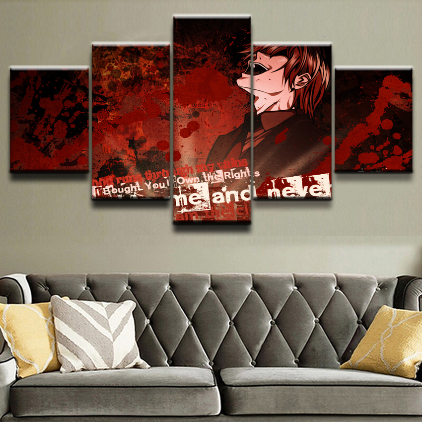Anime DN Death Note Painting Home Decor Framework Canvas Poster Anime DN Death Note Painting Home Decor Framework Canvas Poster