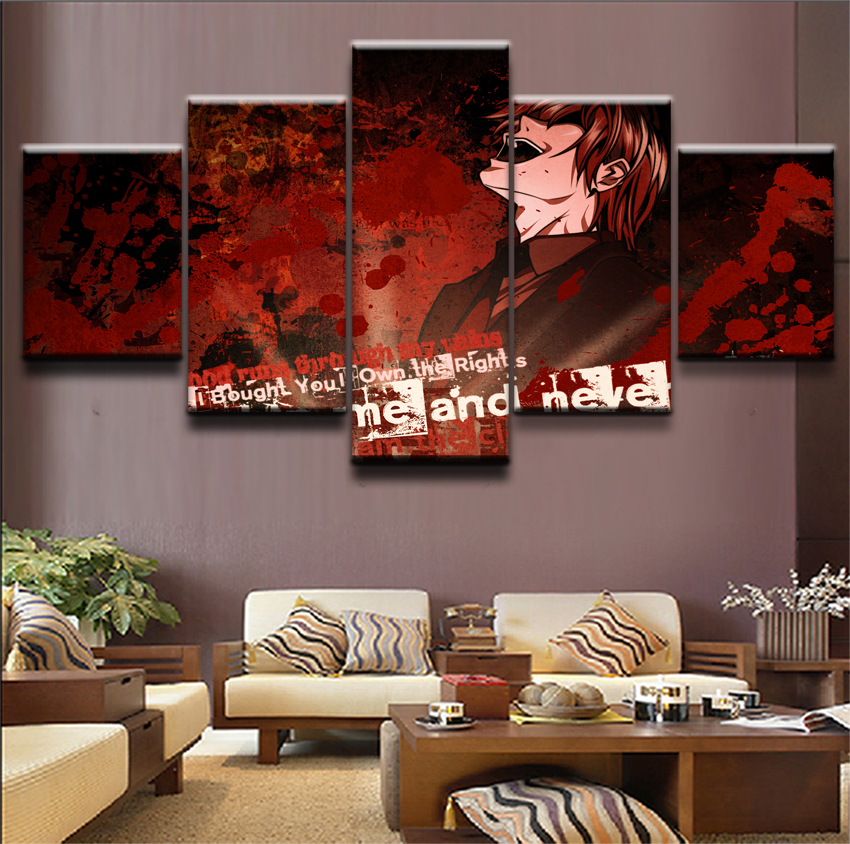 Anime DN Death Note Painting Home Decor Framework Canvas Poster Anime DN Death Note Painting Home Decor Framework Canvas Poster