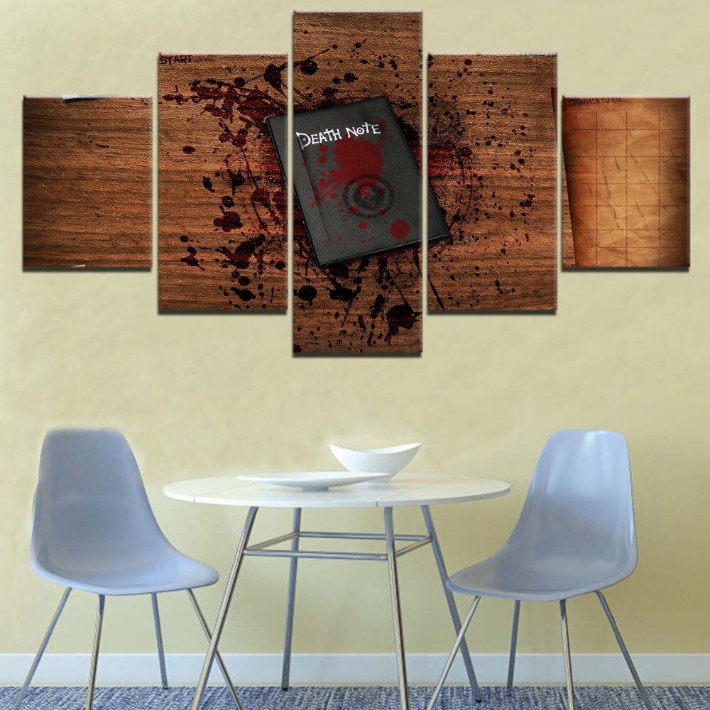Anime DN Death Note The Books Canvas Printed Painting Wall Art Modular Framework For Home Dcorative Animation Pictures Anime DN Death Note The Books Canvas Printed Painting Wall Art Modular Framework For Home Dcorative Animation Pictures