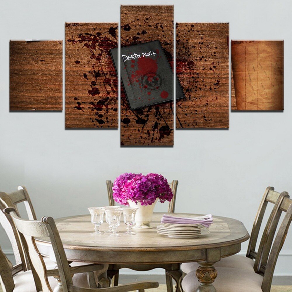 Anime DN Death Note The Books Canvas Printed Painting Wall Art Modular Framework For Home Dcorative Animation Pictures Anime DN Death Note The Books Canvas Printed Painting Wall Art Modular Framework For Home Dcorative Animation Pictures