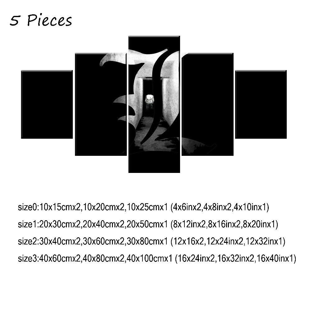 One Set - 3 Piece Anime DN Death Note L Lawliet Poster