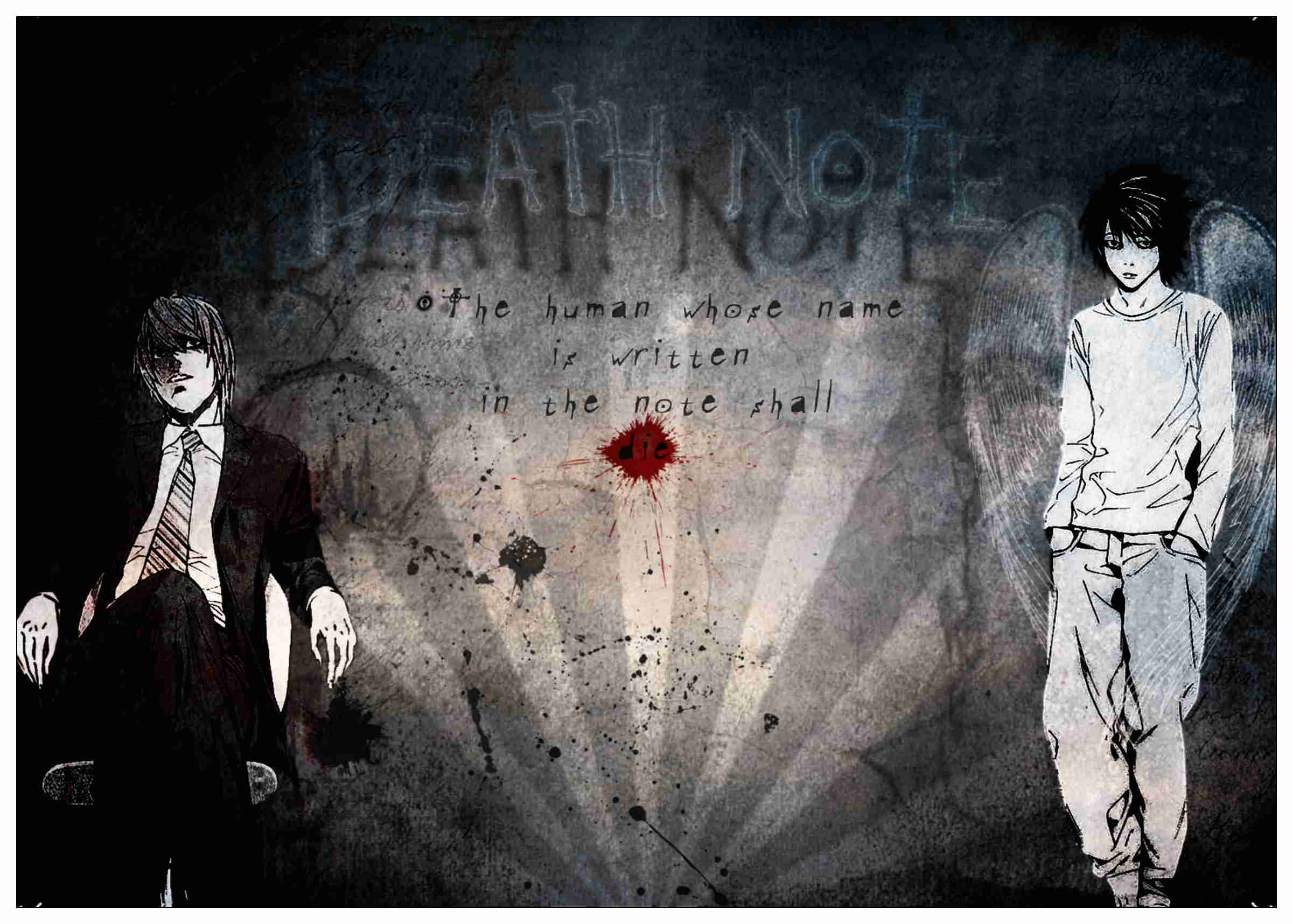 Anime DN Death Note Poster - High Quality Printing Wallpaper Modern Decoration