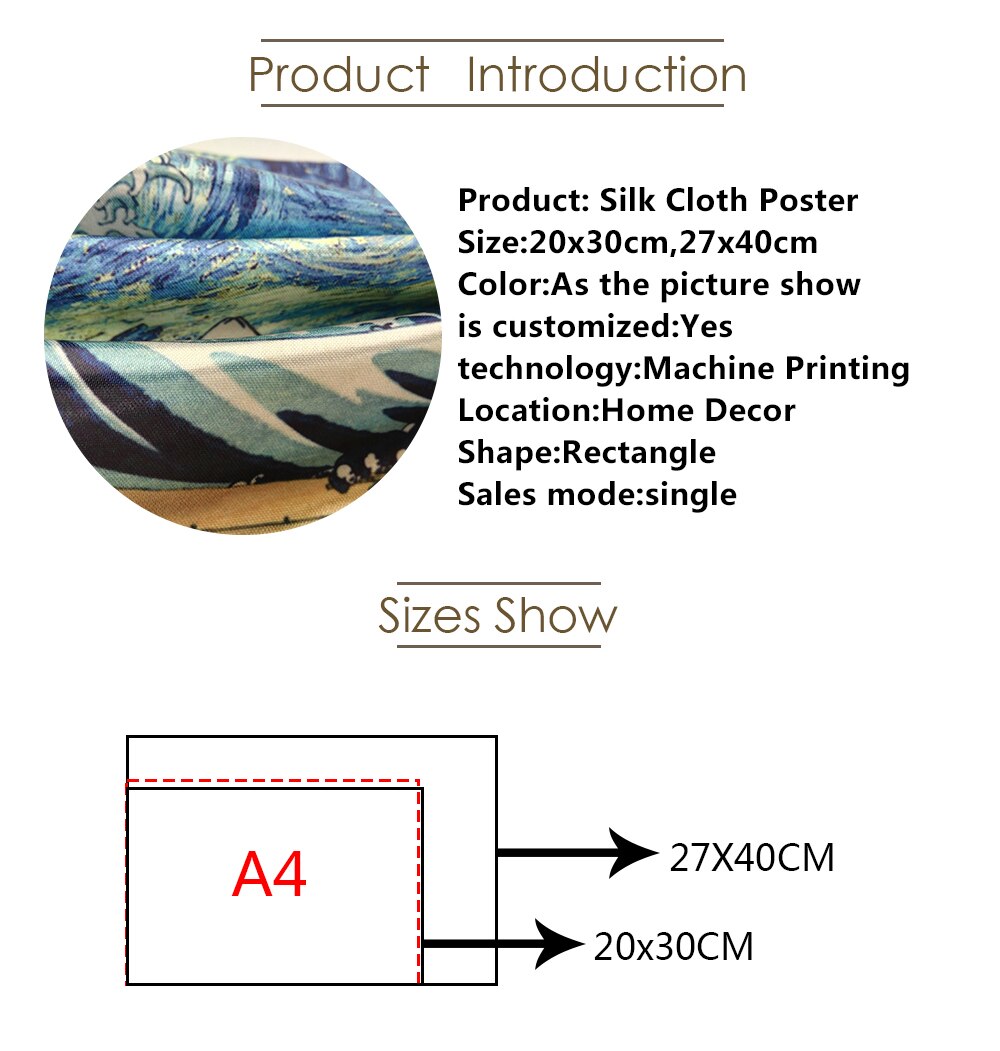 Anime DN Death Note Poster 27x40cm - Silk Cloth Poster - Home Decor Anime DN Death Note Poster 27x40cm - Silk Cloth Poster - Home Decor